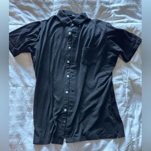 Black State & Liberty button down